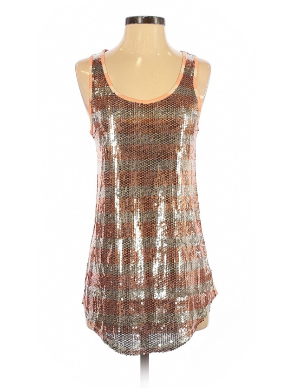 Silence + Noise Urban Outfitters Sequin Tank Top Shirt Women's Size XS
